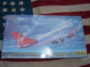 HLR80470  BOEING 747/200 passagiers vliegtuig schaal 1:125 Heller